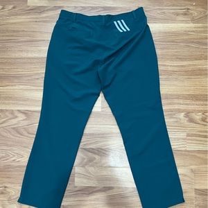 ADIDAS Mens Dark Green Golf Pants Size 36x32